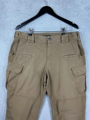 5.11 Tactical Pants Mens 36x30 Khaki Ripstop Cargo Utility Workwear Pockets - Image 1 of 4