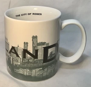 Vintage 2002 Starbucks Skyline Series Tasse Portland The City of Roses - Bild 1 von 5