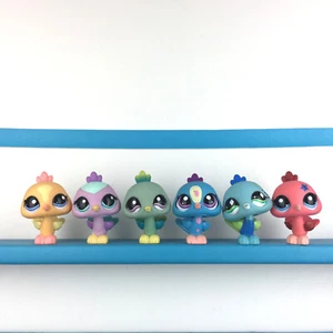 Auténtico Lote de 6 Littlest Pet Shop Pájaro Pavo Real 1893 1960 1678 2259 / Juego LPS - Imagen 1 de 3