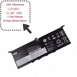 42Wh L17C4PE1 L17M4PE1 Genuine battery For Lenovo IdeaPad YOGA 730S-13IWL 81J000 - Picture 1 of 2