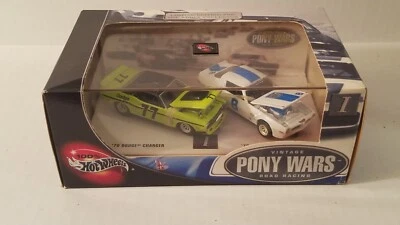 Carreras de carretera 100 % Hot Wheels vintage Pony Wars Foto 1 de 4