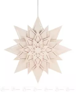 Fensterschmuck Weihnachtsstern mit Lichtschlitzen Beleuchtung B=x H=ca 30cmx30cm - Bild 1 von 1