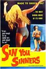Sin You Sinners - 1963 - Affiche de film aimant