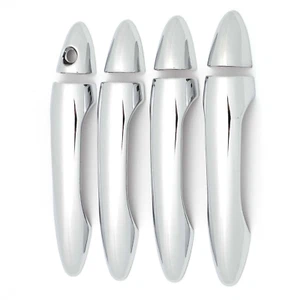 Door Handle Lid Side Cover Trim For 2013-2015 Kia Forte K3 Sedan ABS Chrome 4DR - Picture 1 of 1