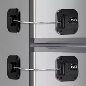 Locktrendz - Refrigerator Lock Strong Heavy Duty Combination -Child/Kids Safety - Picture 1 of 3