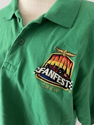 Indianápolis Indy 500 De Colección INDY FANFEST Camiseta Polo Grande Logo Atlética Foto 1 de 4