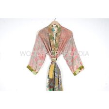 Blok ręczny Jedwabne kimono z szatą Śpiące Jedwabne kimono, prezent dla kobiet RS-3999