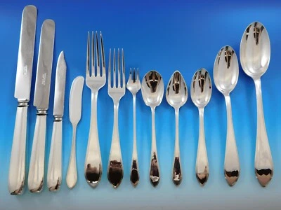Reeded Edge by Tiffany Sterling Silver Flatware Set Service 255 pcs Dinner Huge - Image 1 of 4
