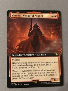 Vincent, Vengeful Atoner Extended Art R Regular #157 | Final Fantasy FIC | MTG - Picture 1 of 2
