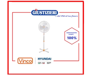 70703 – VENTILATORE A PIANTANA VINCO 40CM 45W GARANZIA 2 ANNI - Foto 1 di 1