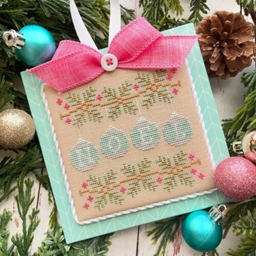 Noel Ornaments - Pastel Collection - Country Cottage Needleworks Chart - Image 1 of 1