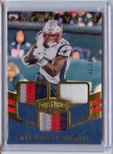 N'Keal Harry 2019 Plates & Patches Patch Trio Rookie Triple Relic 83/99 Patriots - Picture 1 of 2
