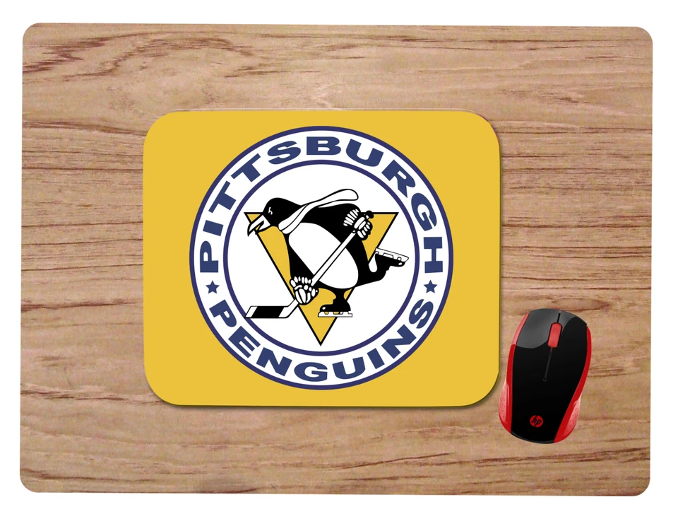 PITTSBURGH PENGUINS MOUSEPAD MOUSE PAD HOME OFFICE GIFT NHL - Image 1 of 1