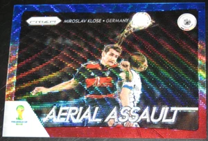 2014 Prizm World Cup Miroslav Klose Aerial Assault Blue White Red Wave BWR - Picture 1 of 2