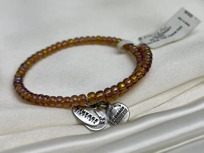 Alex and Ani Hardwire Topaz Expandable Wrap Russian Gold Bangle Bracelet RS NWT - Image 1 of 4