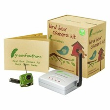 Green Feathers NC701G Wireless Bird Box Camera with Night Vision and Receiver