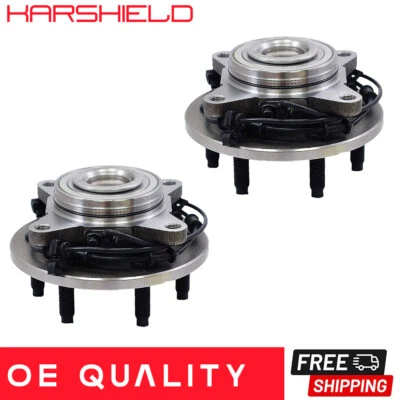 Conjunto de buje y cojinete de rueda delantera 2x 515042 para tracción trasera Lincoln Navigator 2002-2006 Foto 1 de 4