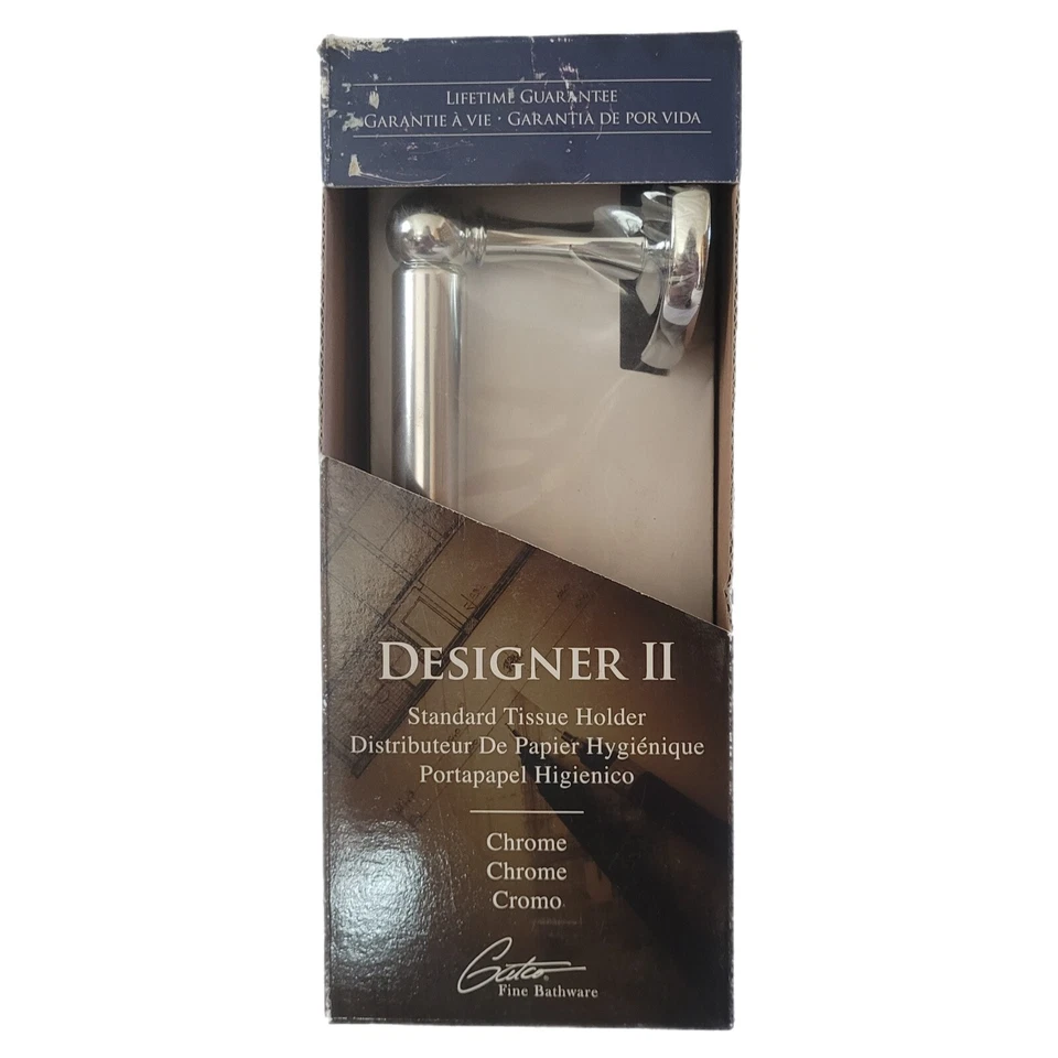 Gatco 5072 Designer II Toilet Paper Holder Chrome