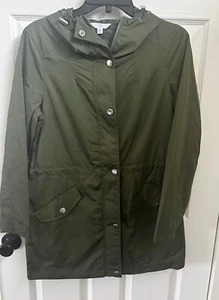 Time and Tru Damen Jacke leichter olivgrün windabweisender Mantel XS 0-2 - Bild 1 von 5