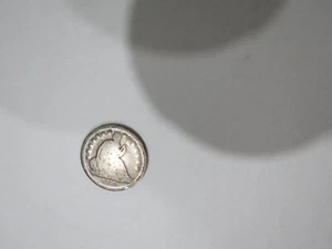 Moneda de diez centavos libertad sentada 1840 - Imagen 1 de 3