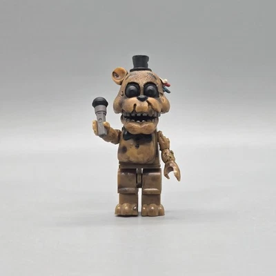 Withered Golden Freddy ~ McFarlane Toys Minifigure Five Nights at Freddy's FNAF - Image 1 of 4