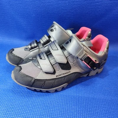 Tenis de ciclismo Bontrager Evoke DLX Inform gris rosa para mujer talla 8,5 EE. UU. Foto 1 de 4