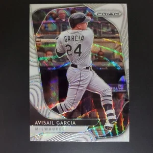Avisail Garcia 2020 Panini Prizm #125 White Wave Parallel Milwaukee Brewers - Picture 1 of 6