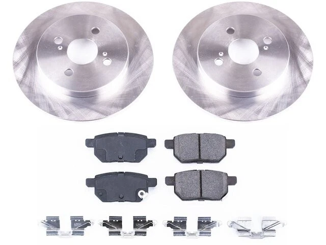 后刹车片和转子套件适用于 2012 - 2018 年丰田 Yaris 2013 2014 2015 KV858NC — 第 1/1 张图片
