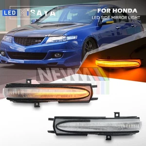 For Honda Accord Hybrid / Acura TSX Sequential LED Side Mirror Turn Signal Light - Picture 1 of 10