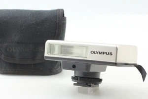 [MINT] Olympus FS-FL14 Shoe Mount Electronic Flash Silver with Case From JAPAN - Picture 1 of 12