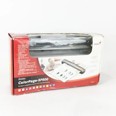 Genius Colourpage SF600 Portable Image Document Email Sheetfed Scanner - Image 1 of 4