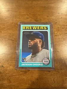 2024 Topps Heritage High Number - Jackson Chourio #632 Aqua Border RC - Foto 1 di 3