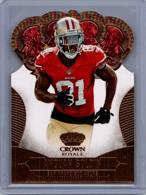 2013 Panini Crown Royale #9 Anquan Boldin Bronze (Die Cut Crown) - Image 1 of 2