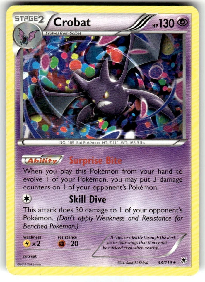 Crobat Rare XY - Phantom Forces 33/119  - Image 1 of 2