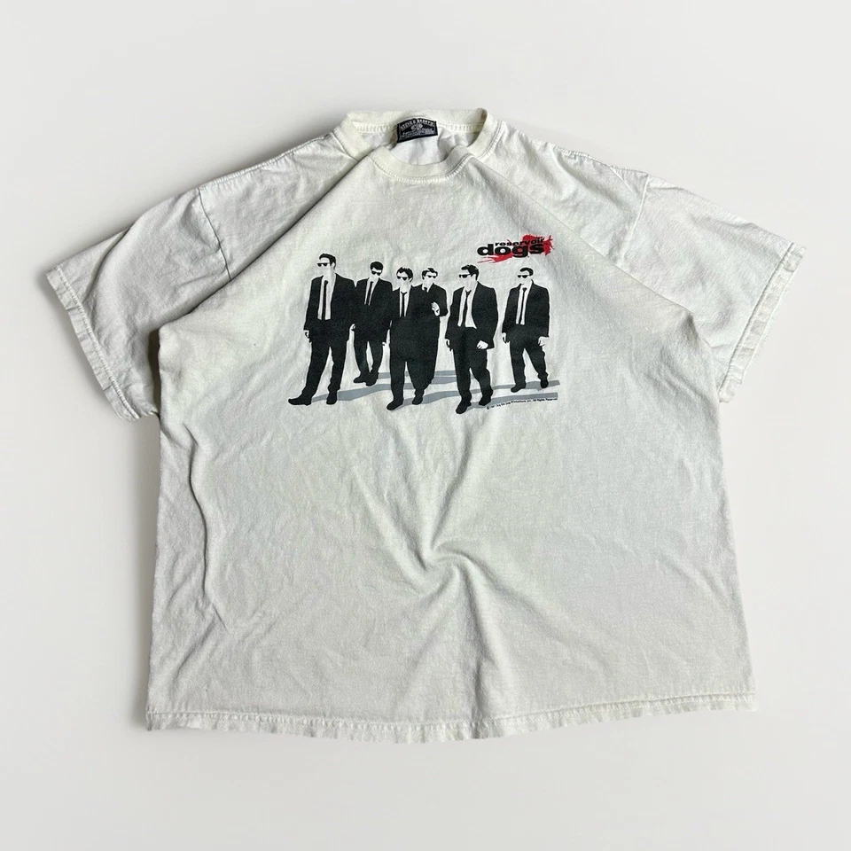 Camisa De Colección Reservoir Dogs Para Hombres XL Blanca Película Promo Steve & Barrys Etiqueta 1991 Foto 1 de 4