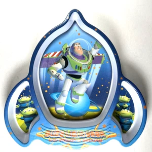 Buzz Lightyear Toy Story Rocket Ship Plate by Zak Design (Divided 3 Parts) - Picture 1 of 4
