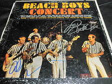 BEACH BOYS SIGNED LP ALBUM IN CONCERT BY 3 MEMBERS COA! BRIAN WILSON MIKE LOVE