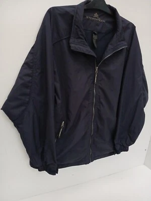 Mens Large Lightweight Full Zip Jacket mesh lined Zip Pockets Stormtech P2P 26". - Image 1 of 4