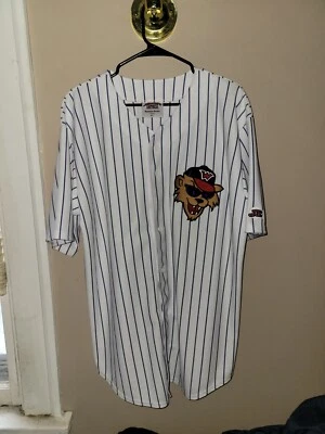 Camiseta de béisbol Washington Wild Things para hombre XL prendedor a rayas Foto 1 de 4