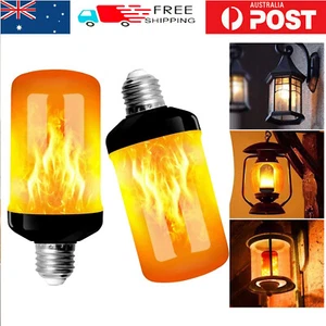 Fire Flame LED Light Bulb Flicker Burning Effect E27 Classic Vintage Decor Lamp - Picture 1 of 12