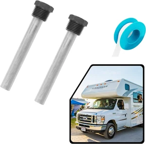 RV Water Heater Aluminum/Zinc Anode Rod for Atwood Heaters, 2 Pack 1/2" NPT RV - Picture 1 of 12