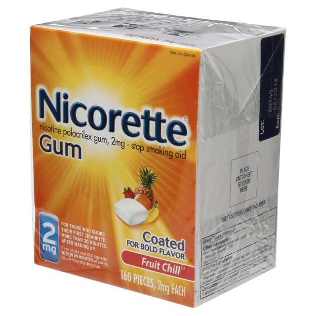 Nicorette Nicotine Quit Gum, 2mg - 160 Count