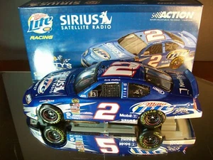 Rusty Wallace #2 Miler Lite Sirius Satellite Radio 2005 Dodge Charger 2,508 - Picture 1 of 12