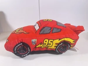 Disney Pixar Cars Lightning McQueen Plush 18" Decorative Pillow Piston Cup - Picture 1 of 7