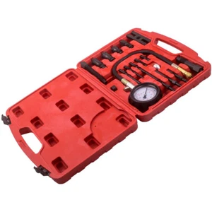 Diesel Engine Compression Tester Gauge Detector Tool Kit M10x1.25 M24x1.5 - Picture 1 of 8