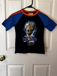 EUC kids Size 8 marvel GUARDIANS of the GALAXY vol.2 Groot t-shirt Short Sleeve - Picture 1 of 4