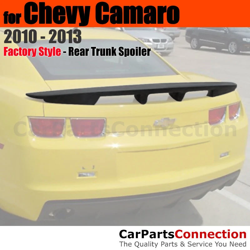 Primer ABS Rear Trunk Spoiler Wing For 2010-2013 Chevrolet Chevy Camaro 4 Post - Image 1 of 1