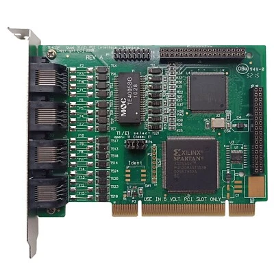 TE405P Asterisk PCI Dahdi Card 4 Port E1 T1 Card ISDN PRI, Freepbx Issabel PCI 5V - Bild 1 von 4