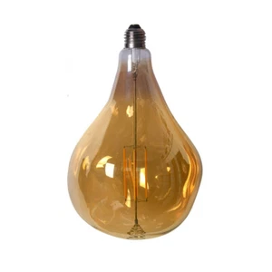 Edison LED Light Globe Irregular 4 Watt Filament Bulb 25cm E27 Amber Warm White - Picture 1 of 7