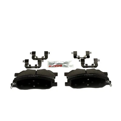 Pastillas de freno de cerámica azul con herrajes delanteras para Hyundai Santa Fe Bosch 2017-2018 Foto 1 de 4